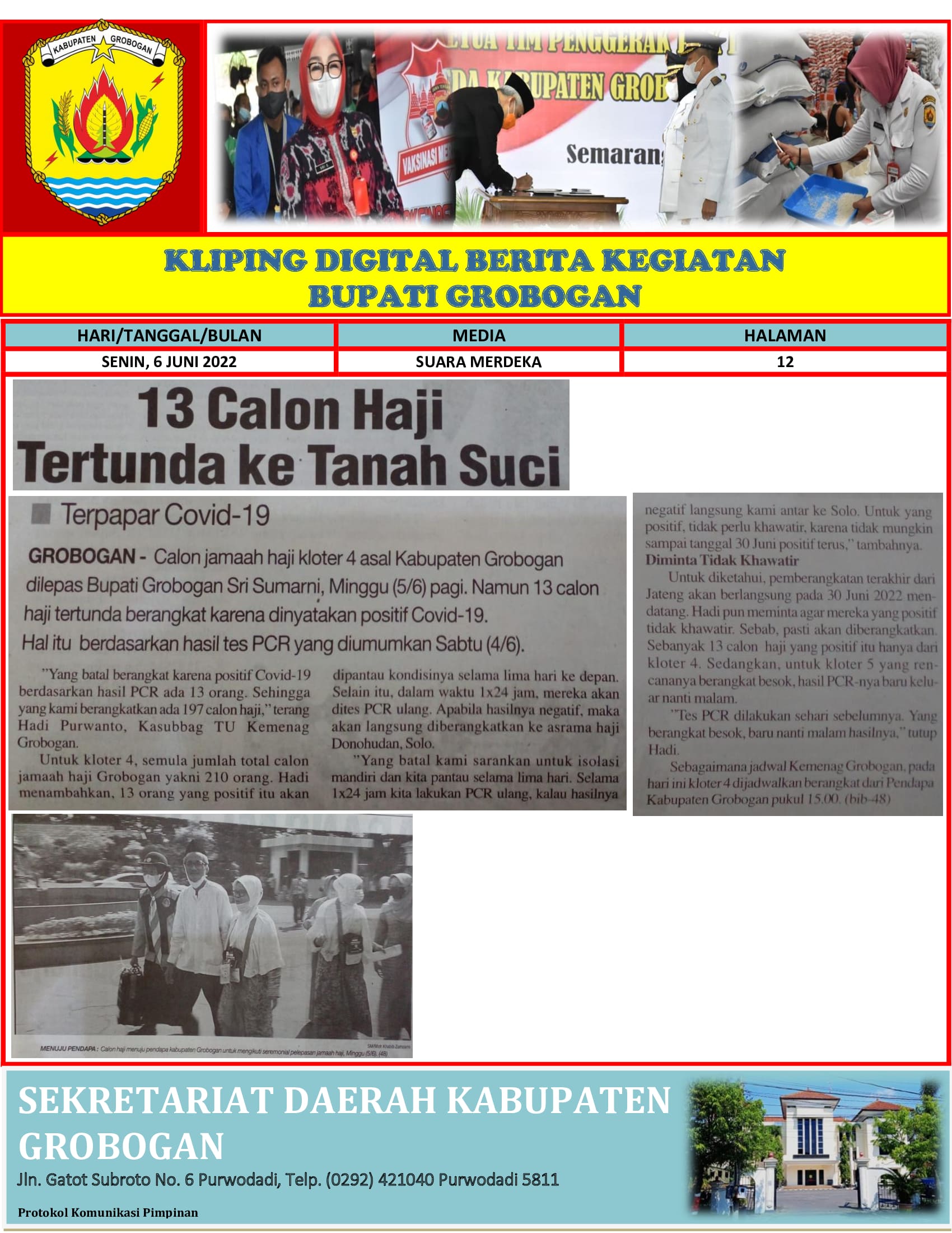 13 Calon Haji Tertunda Ke Tanah Suci Suara Merdeka 6062022