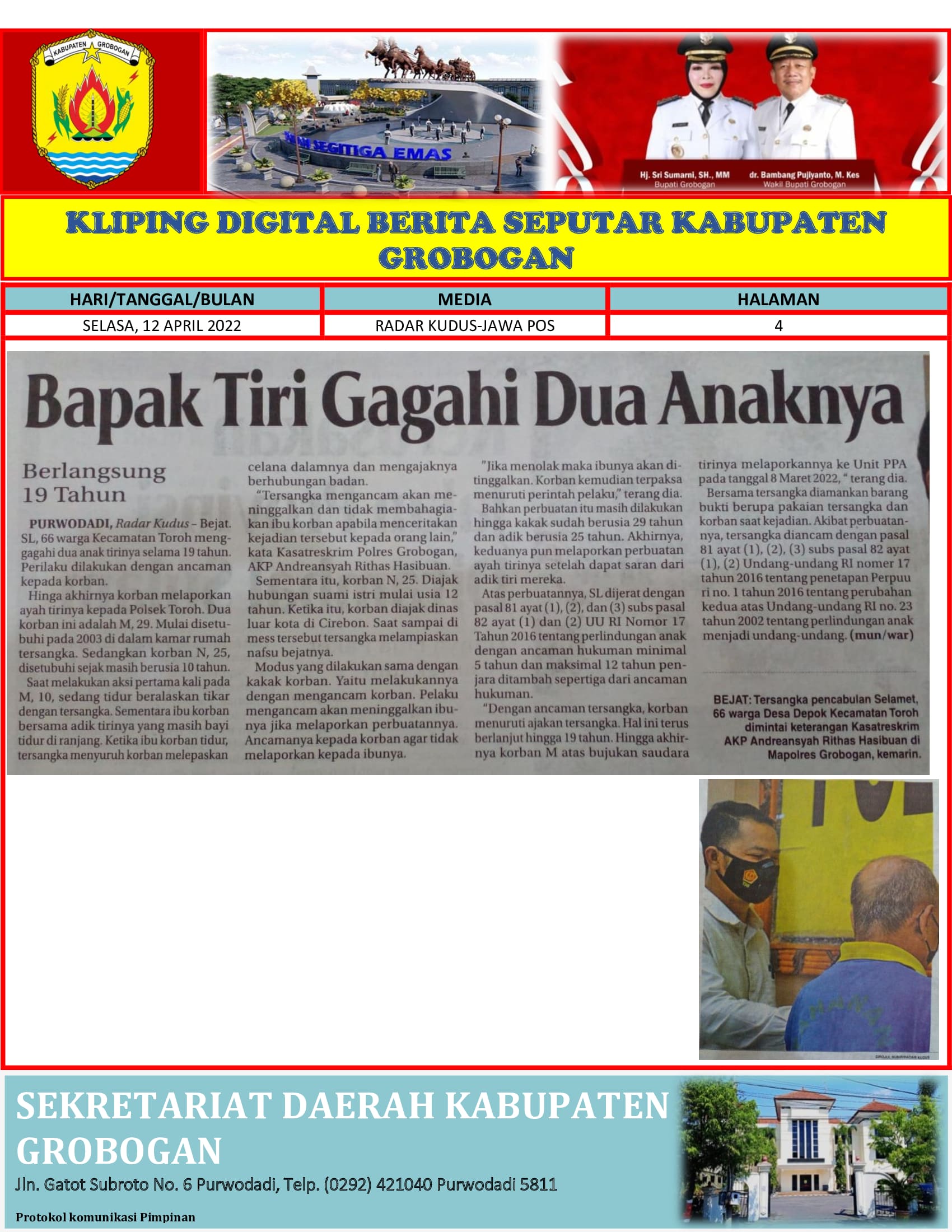 Bapak Tiri Gagahi Dua Anaknya Radar Kudus 12042022 min