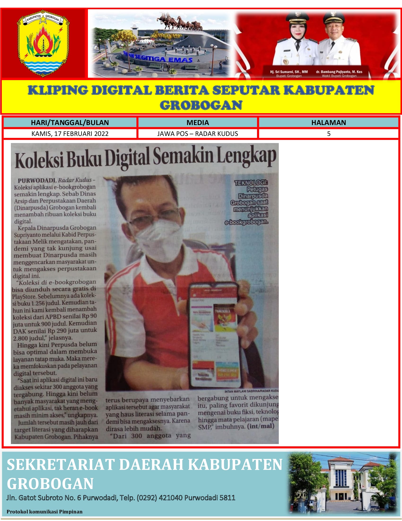 Koleksi Buku Digital Semakin Lengkap Radar Kudus 17022022