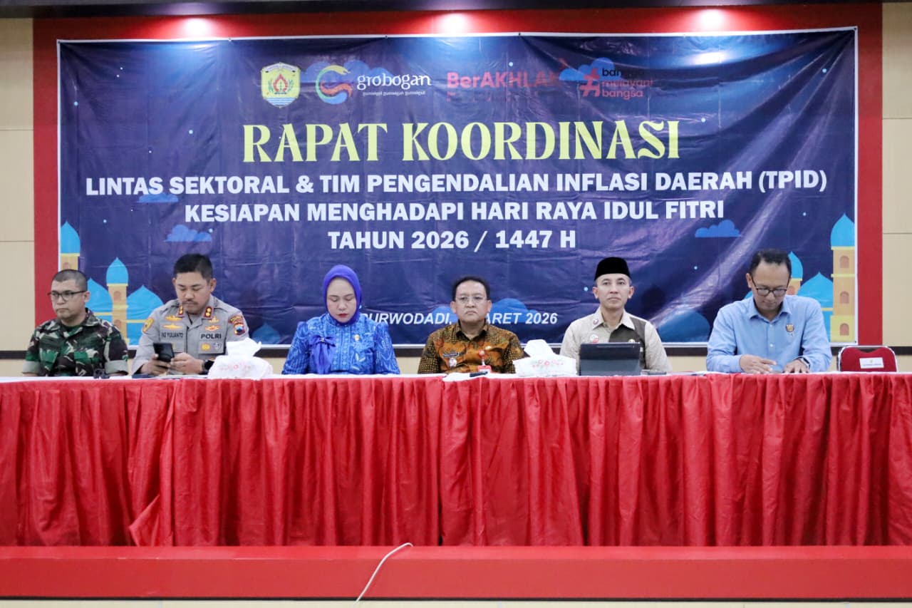 Rakor Linsek dan TPID jelang Idul Fitri 1447H