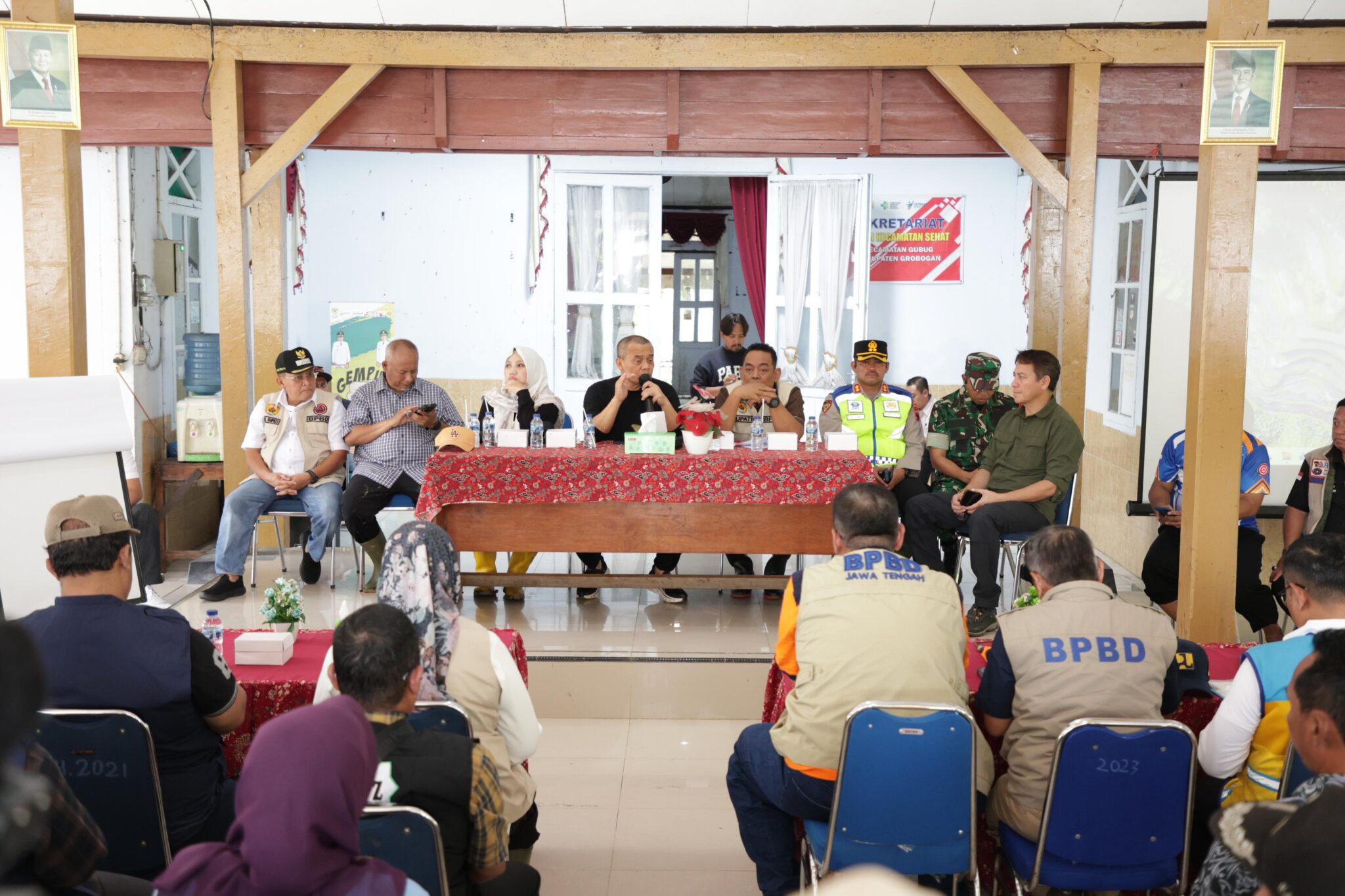 Rapat Koordinasi Penanganan Banjir Grobogan