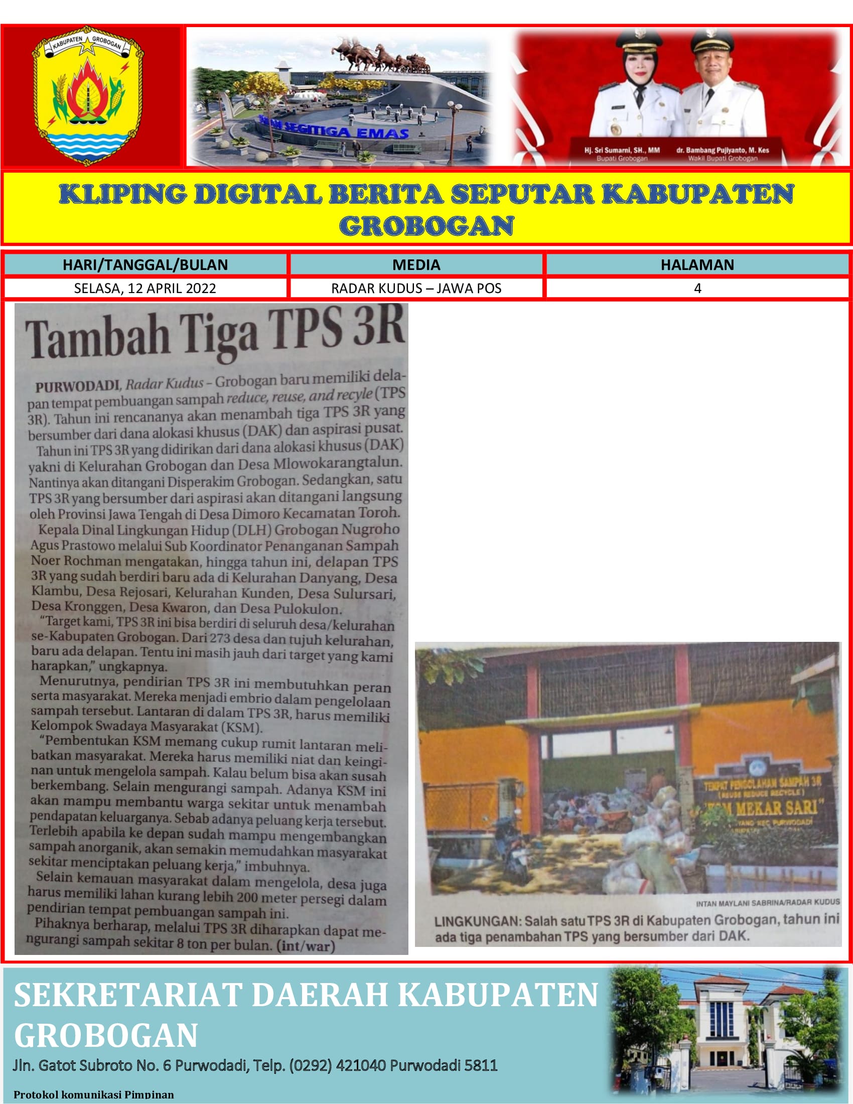 Tambah Tiga TPS 3R Radar Kudus 12042022 min