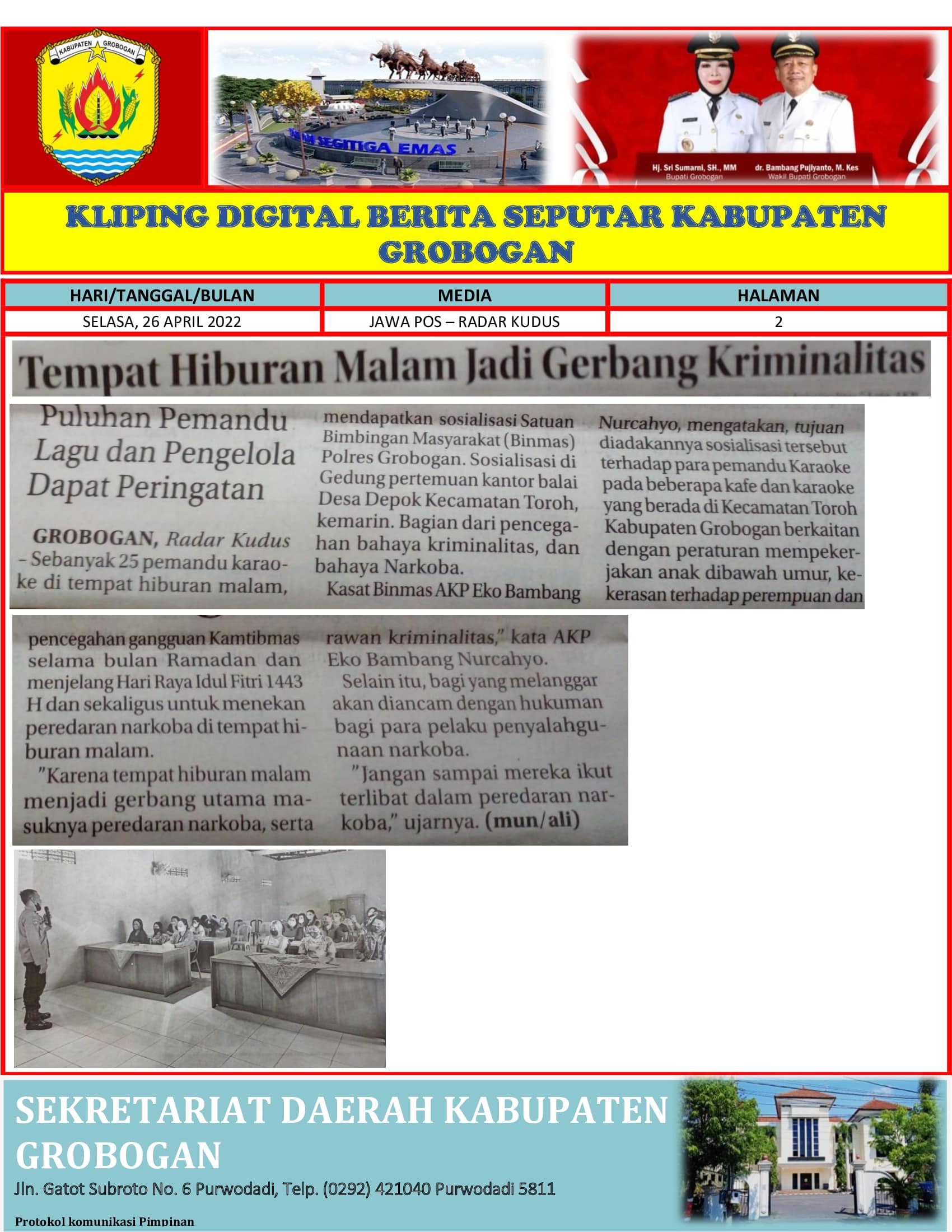 Tempat Hiburan Malam Jadi Gerbang Kriminalitas Radar Kudus 26042022