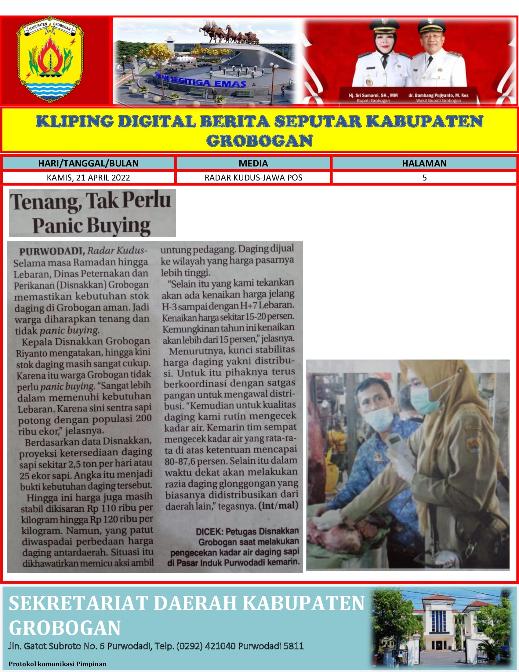 Tenang Tak Perlu Panic Buying Radar Kudus 21042022